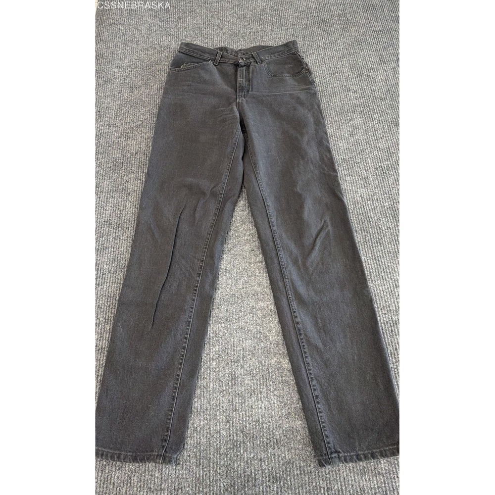 Riders Gray Women's Vintage Jeans Faded Denim Straight Leg Made in USA - Size 31